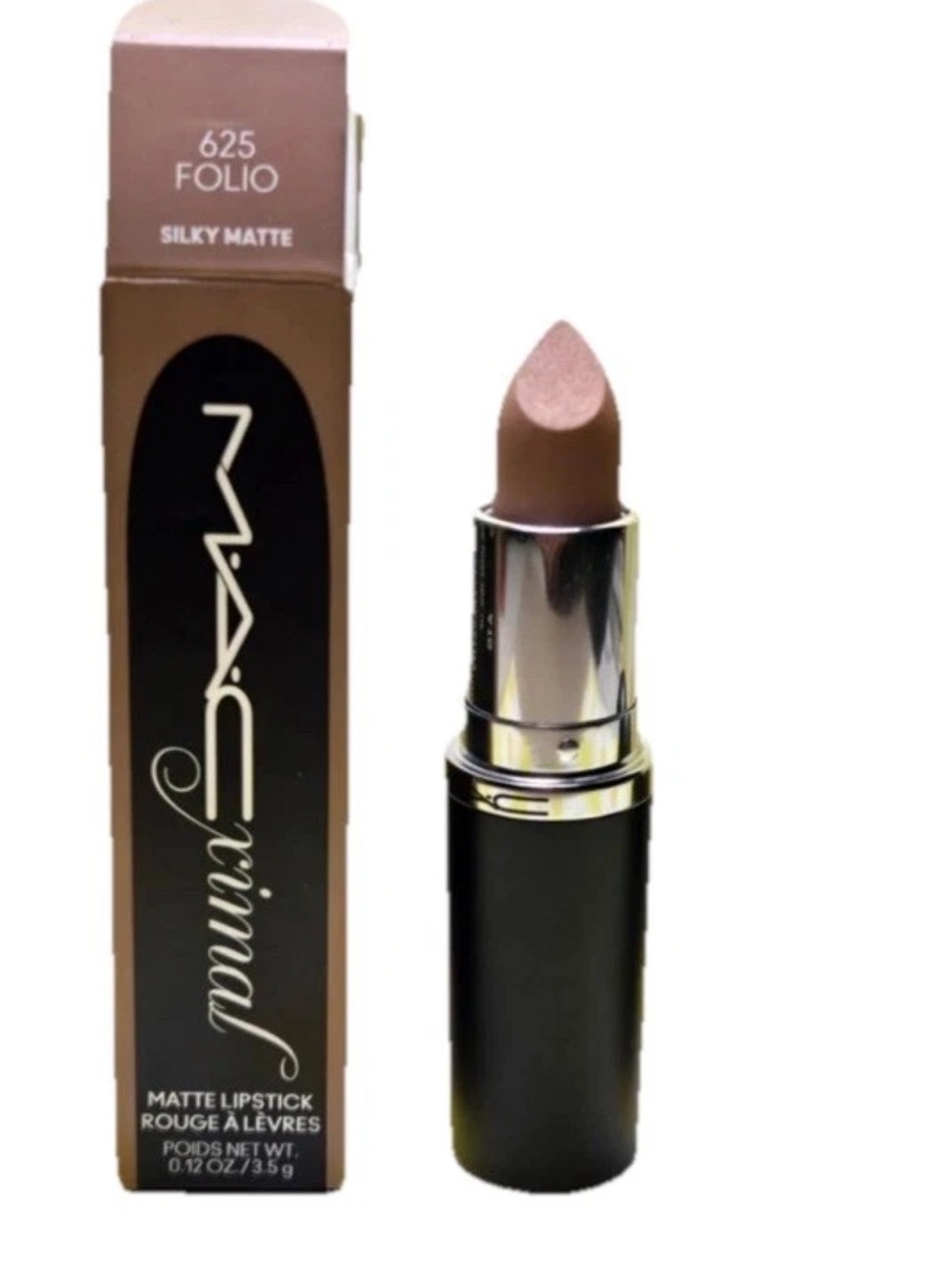 MAC Macximal Silky Matte Lipstick *625 FOLIO* / 0.12 oz / New in Box